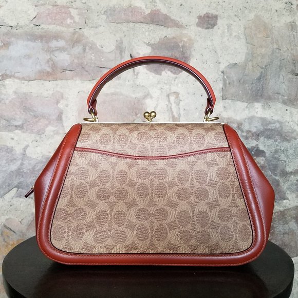 Coach Frame Bag In Signature Canvas - Picture 3 of 12